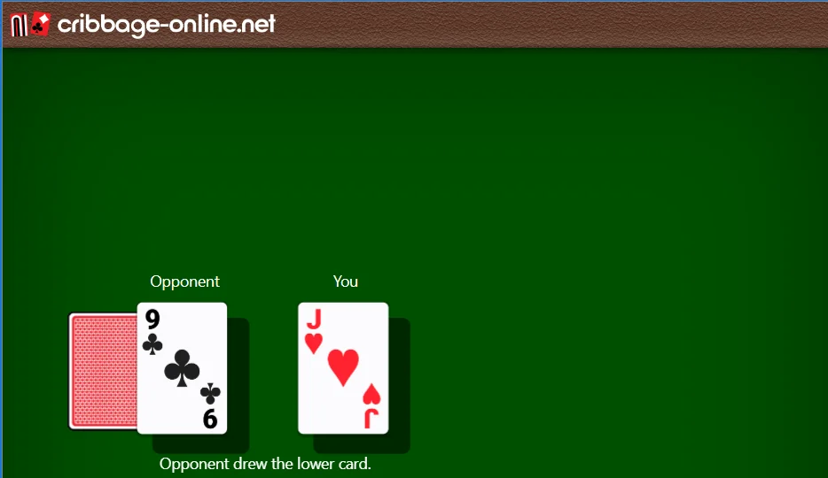 Play Cribbage Online Game
